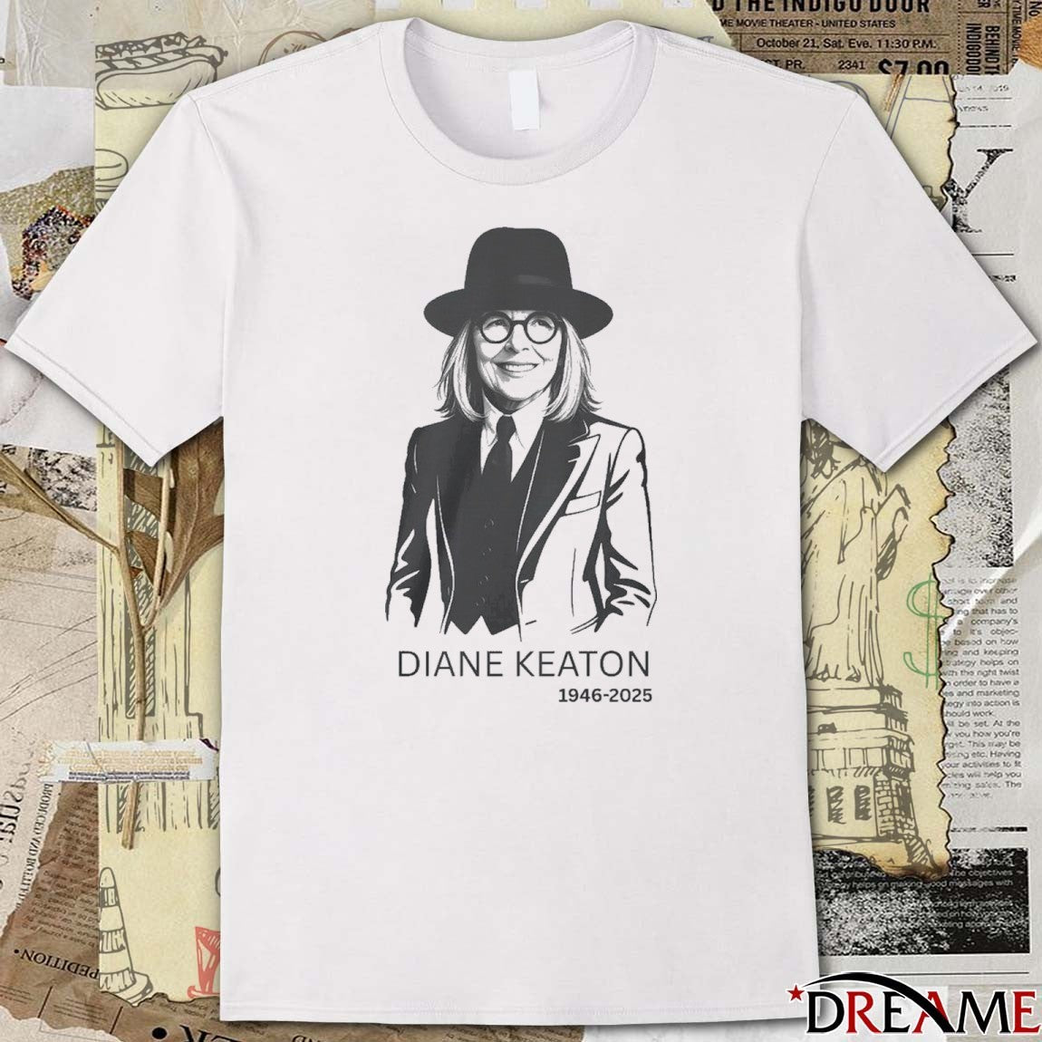 Rest In Peace Diane Keaton 1946 – 2025 t-shirt
