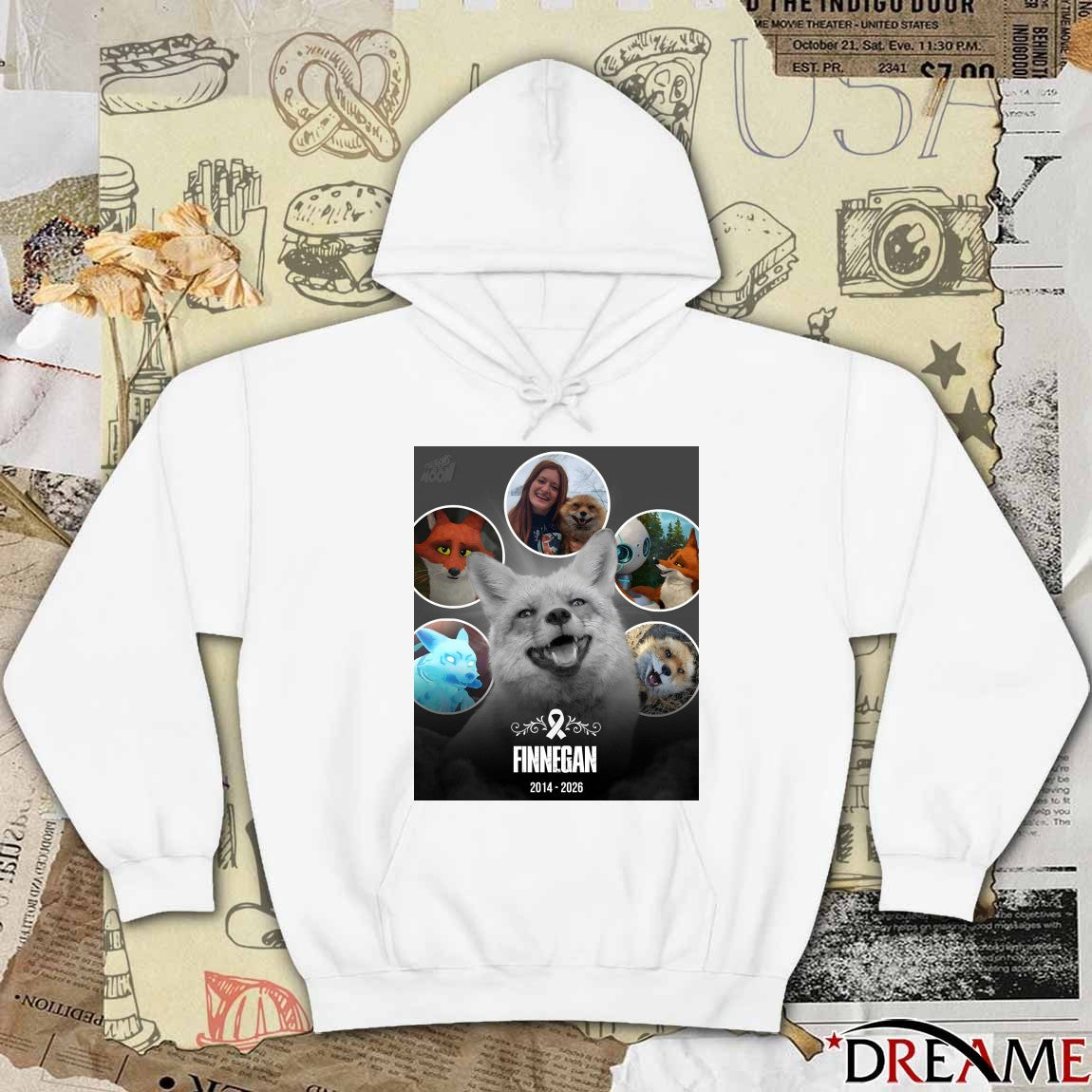 Rest In Peace Finnegan The Internet’s Most Beloved Fox 2014 – 2026 Poster t-shirt