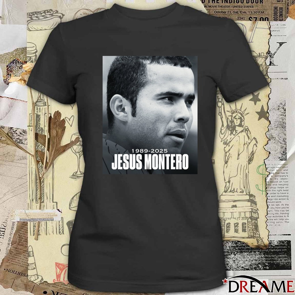 Rest In Peace Jesus Montero 1989 – 2025 The Yankee Report Poster t-shirt