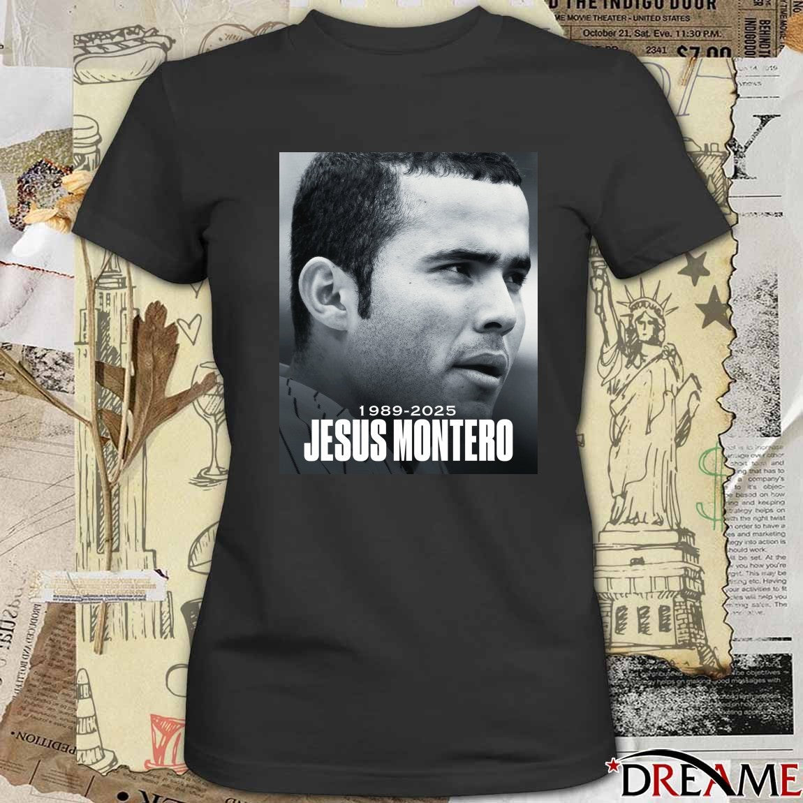 Rest In Peace Jesus Montero 1989 – 2025 The Yankee Report Poster t-shirt