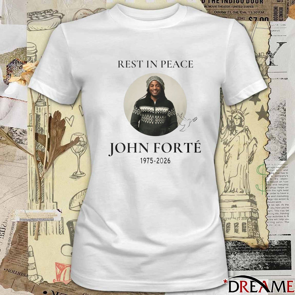 Rest In Peace John Forte 1975-2026 t-shirt