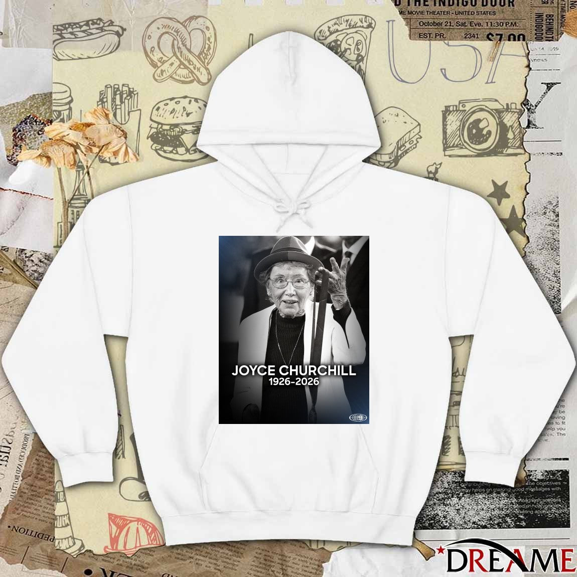 Rest In Peace Joyce Churchill 1926 – 2026 NRL on Nine Poster t-shirt