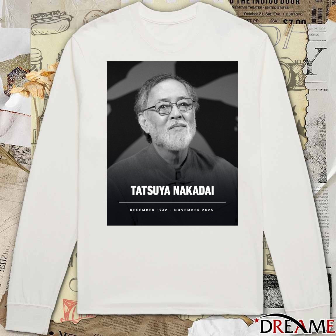 Rest In Peace Legendary Japanese Tatsuya Nakadai December 1932 – November 2025 Poster t-shirt