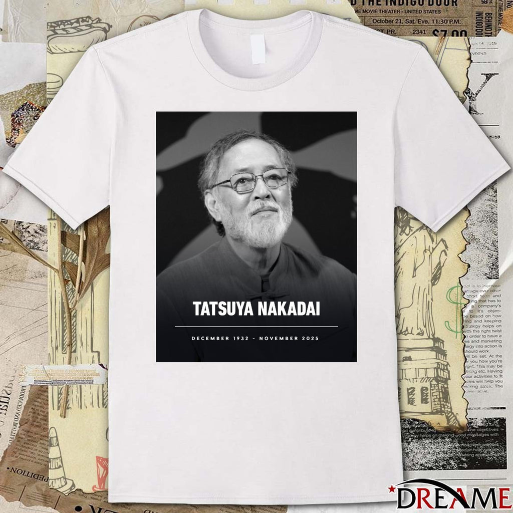 Rest In Peace Legendary Japanese Tatsuya Nakadai December 1932 – November 2025 Poster t-shirt