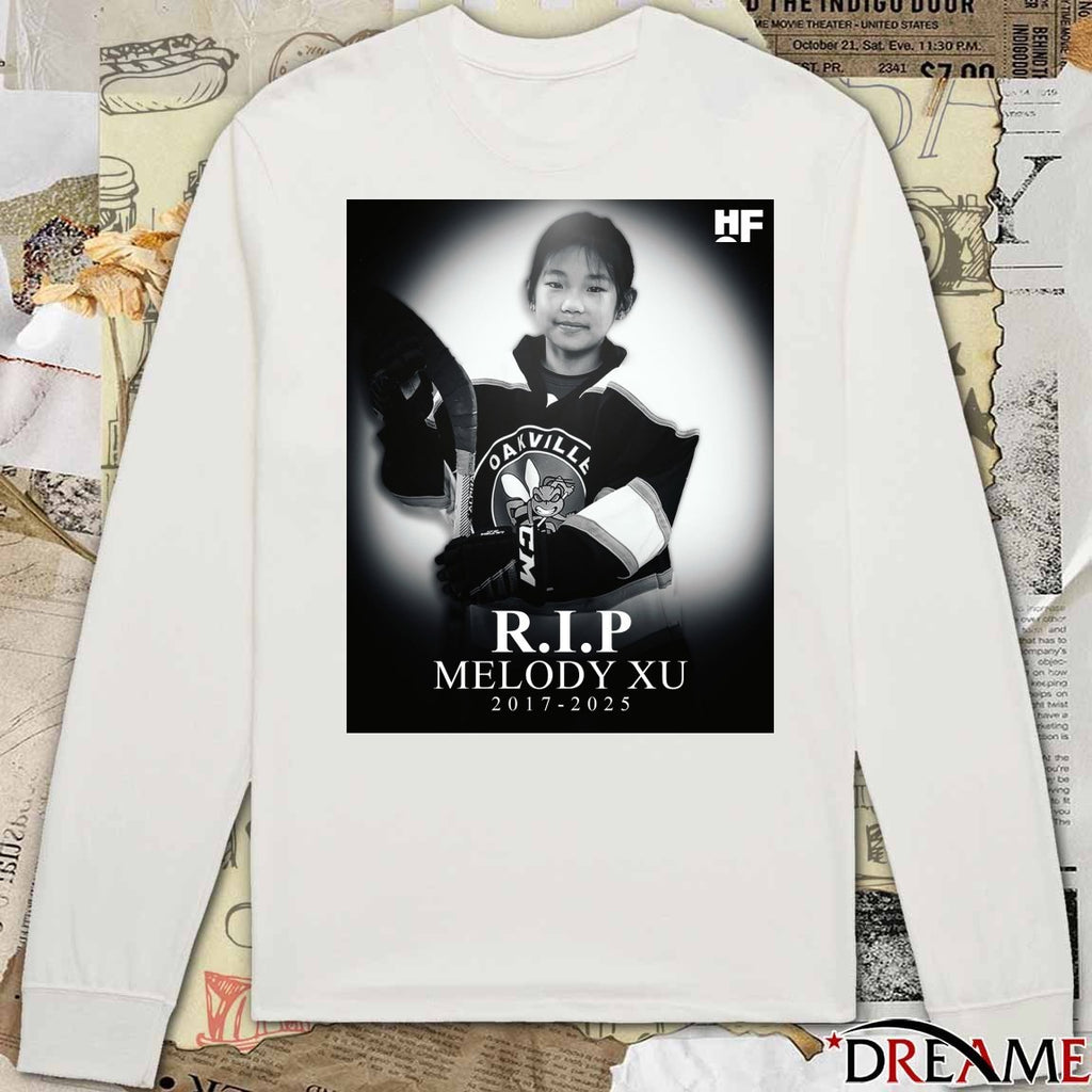 Rest In Peace Melody XU 2017 – 2025 Hockey Forever Poster t-shirt