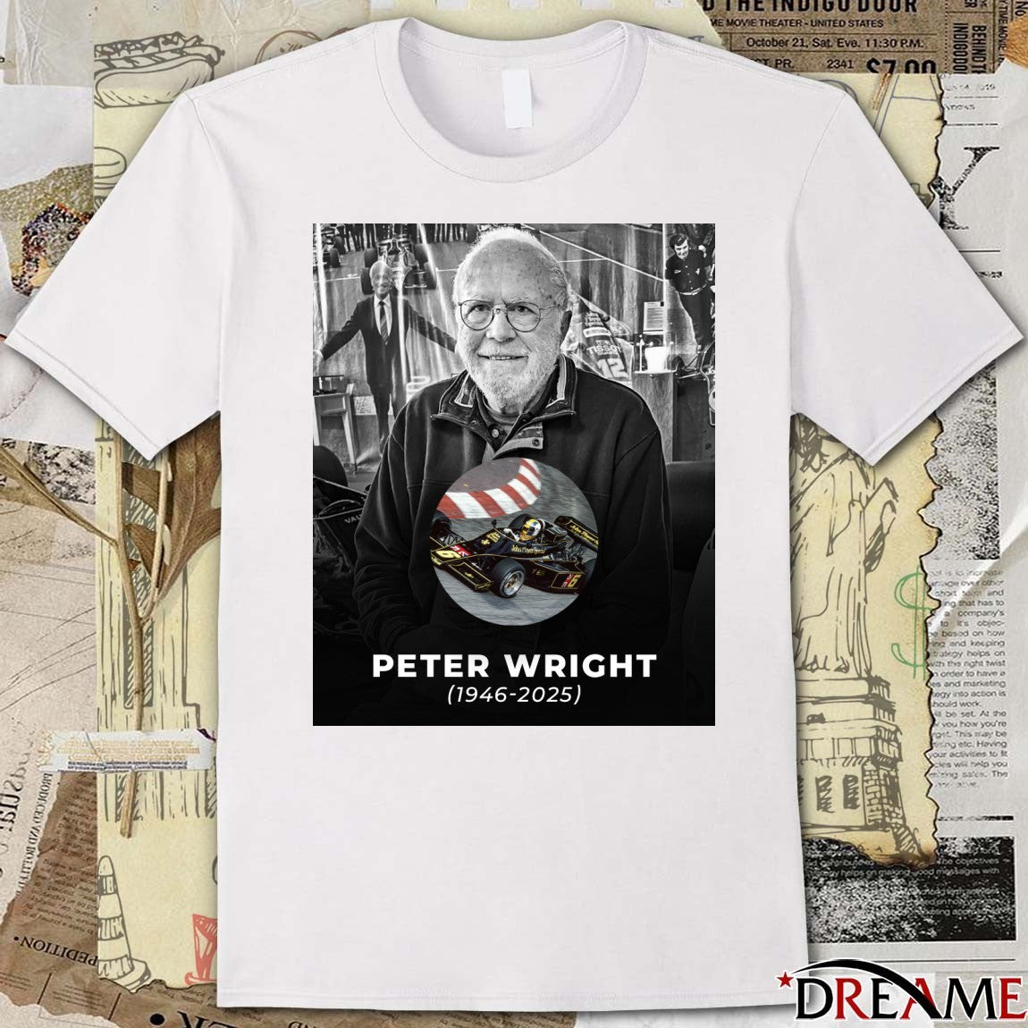 Rest In Peace Peter Wright Has Sadly Passed Away 1946 – 2025 Autosport Poster t-shirt
