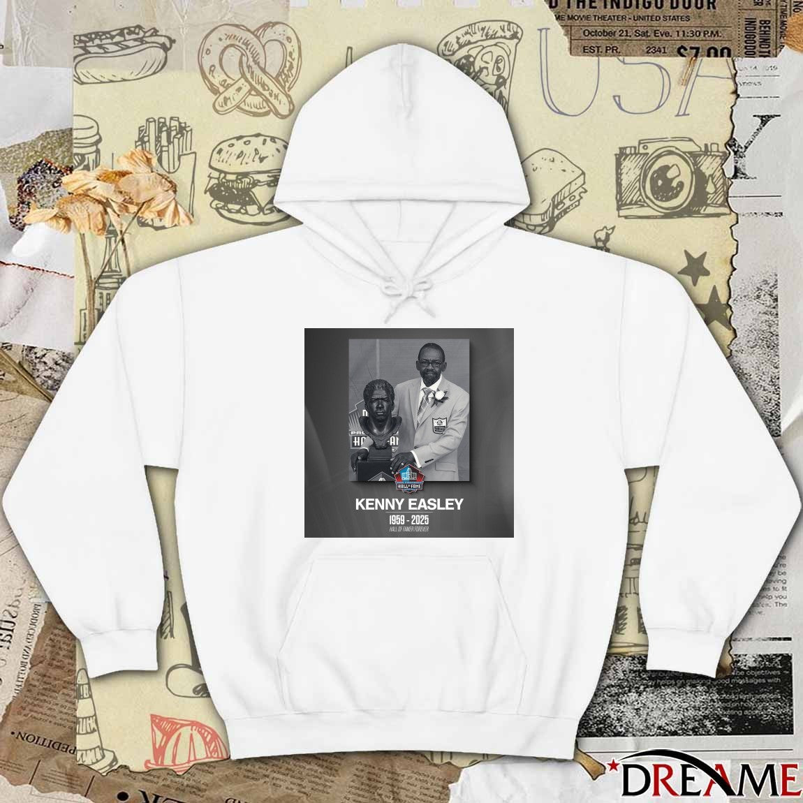 Rest In Peace Pro Football Hall of Famer Kenny Easley 1959 – 2025 Poster t-shirt