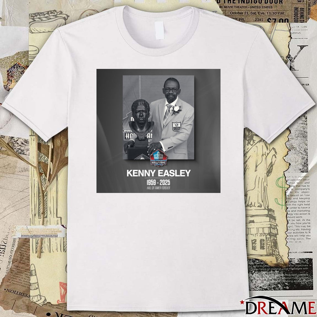 Rest In Peace Pro Football Hall of Famer Kenny Easley 1959 – 2025 Poster t-shirt