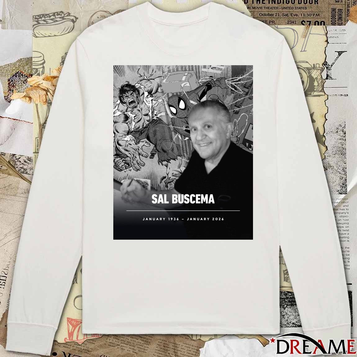 Rest In Peace Sal Buscema January 1936 – January 2026 Poster t-shirt