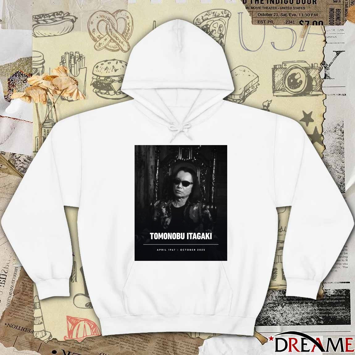 Rest In Peace Tomonobu Itagaki April 1967 – October 2025 Poster t-shirt