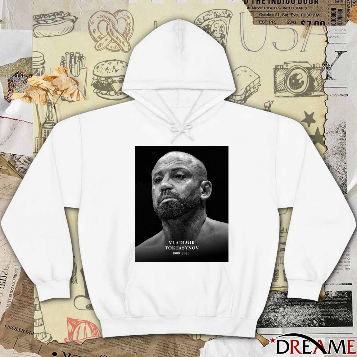 Rest In Peace Vladimir Toktasynov 1989-2025 Glory Kickboxing Poster t-shirt