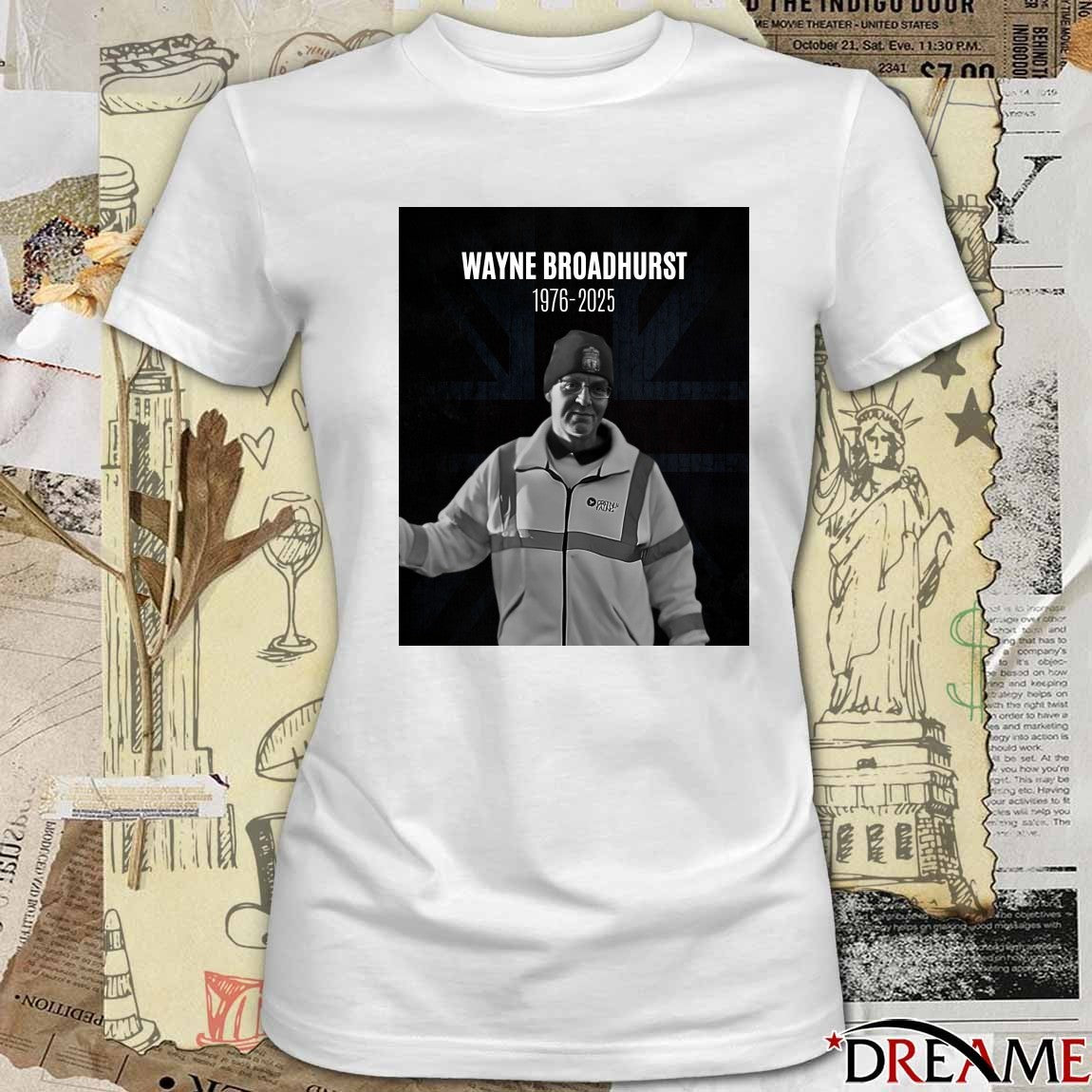 Rest In Peace Wayne Broadhurst 1976 – 2025 Visegrád24 Poster t-shirt