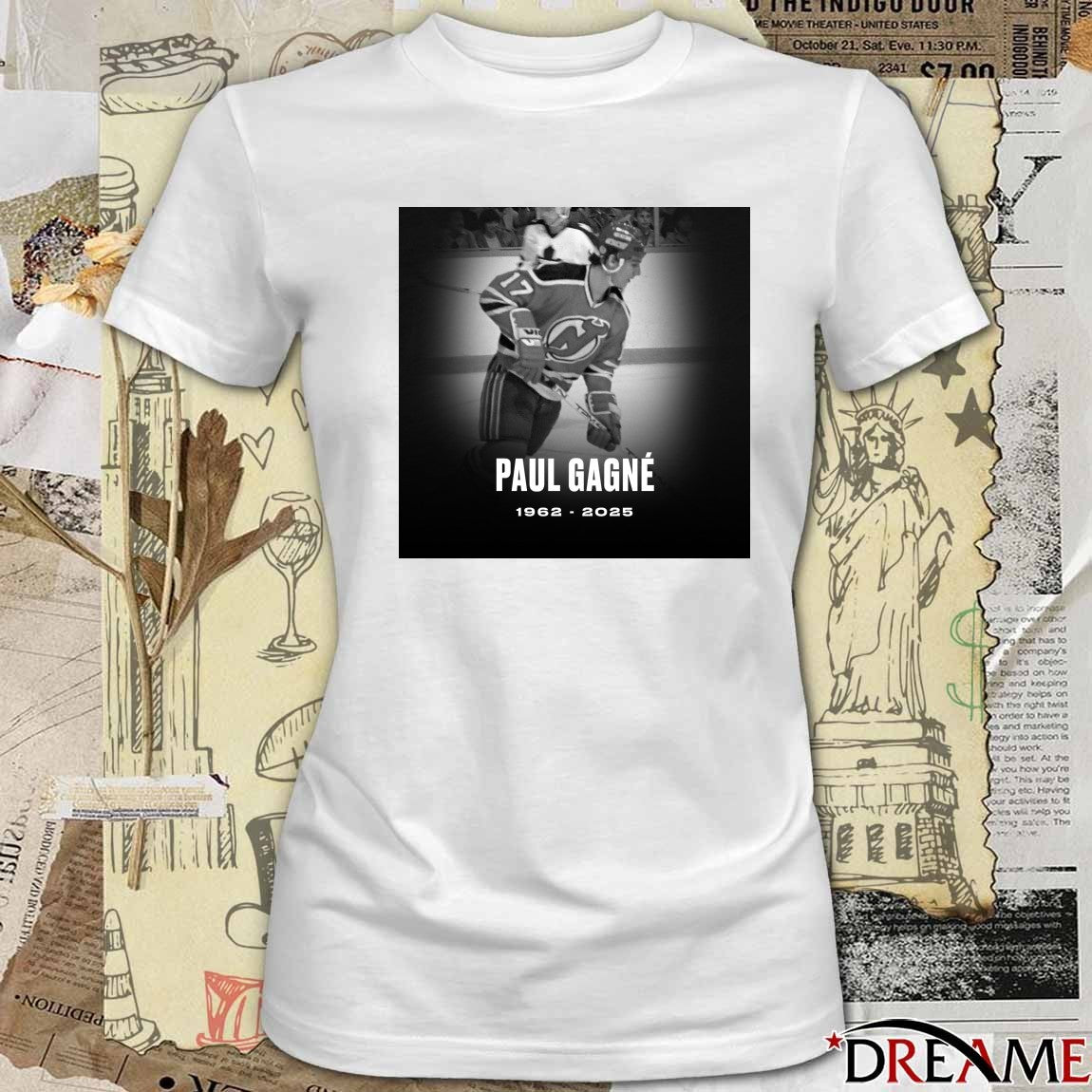 Rest In Peace former NHL player Paul Gagné 1962 – 2025 Poster t-shirt