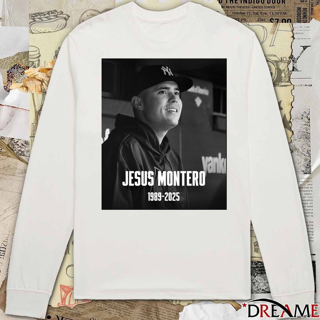 Rest In Peace former Yankees Catcher Jesus Montero 1989 – 2025 Bronx Bombs Poster t-shirt