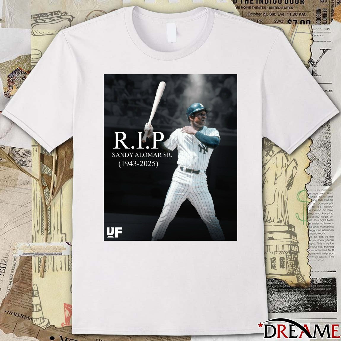Rest In Piece to former Major League player and coach Sandy Alomar Sr 1943 – 2025 Poster t-shirt