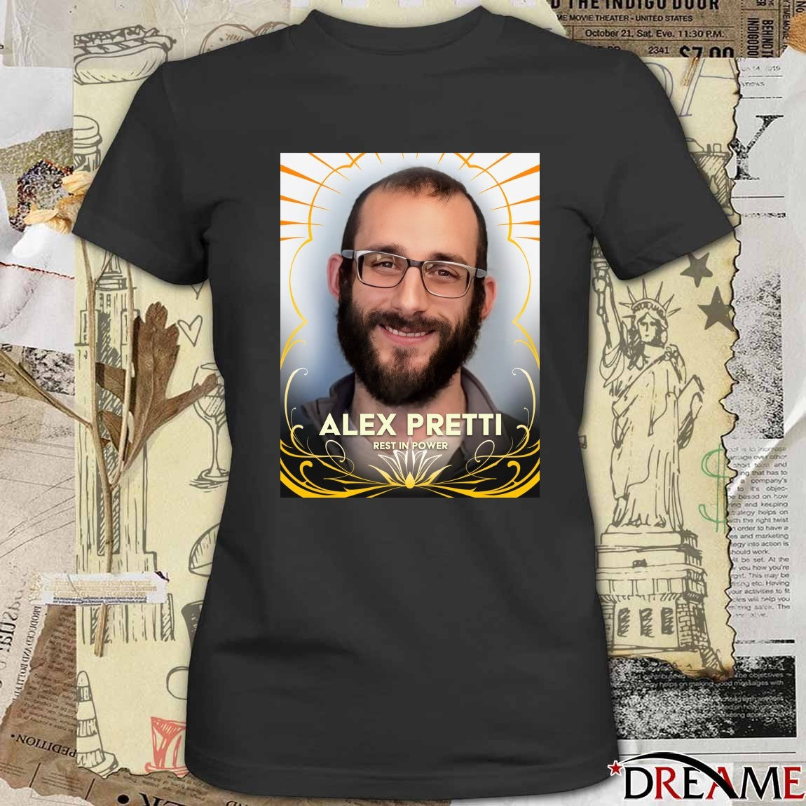 Rest In Power Alex Pretti Minneapolis 2026 Poster t-shirt