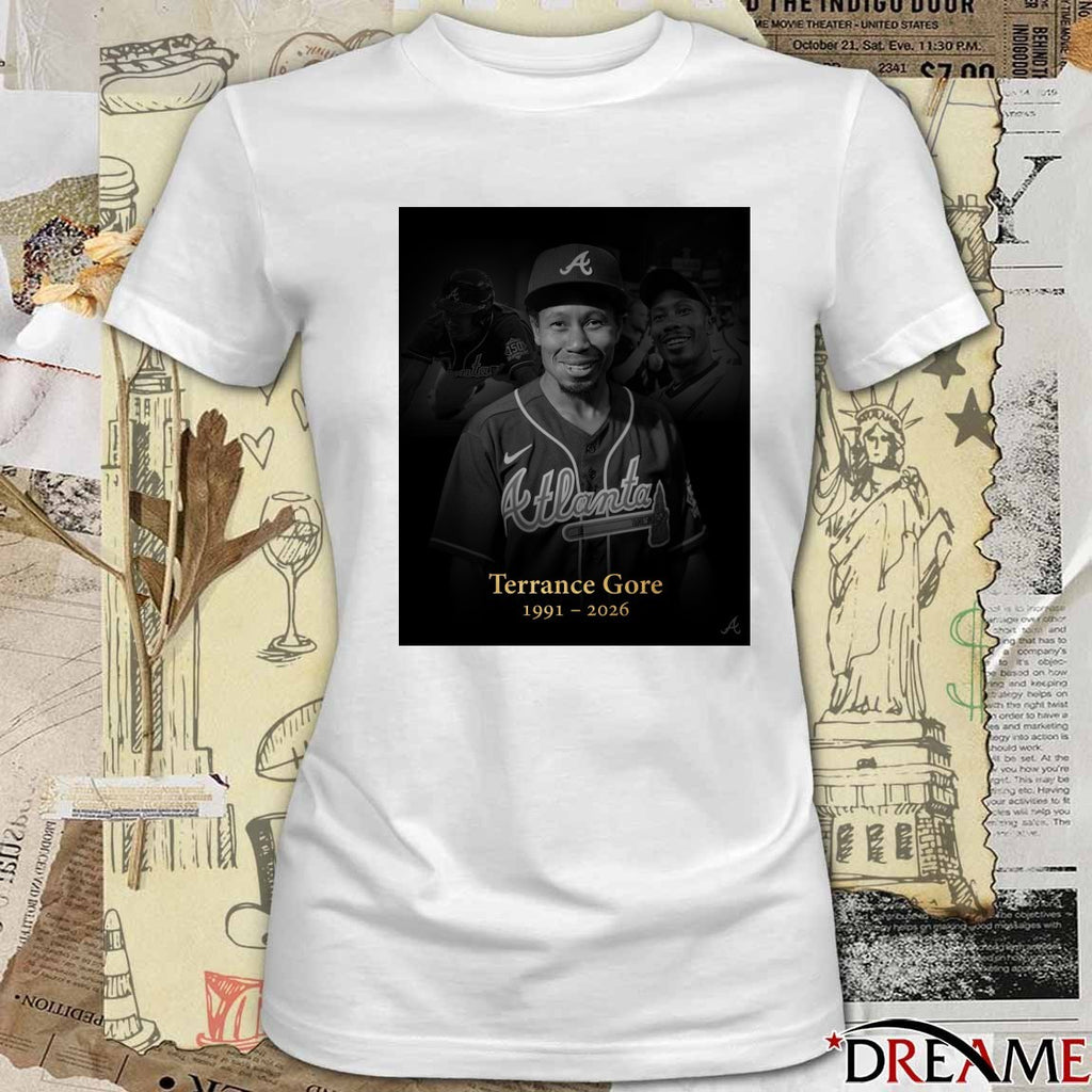 Rest in peace Terrance Gore 1991 – 2026 Atlanta Braves Poster t-shirt