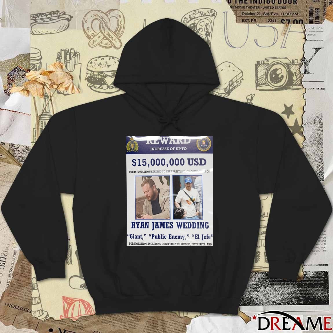 Reward Increase Of Up To USD Ryan James Wedding Poster t-shirt