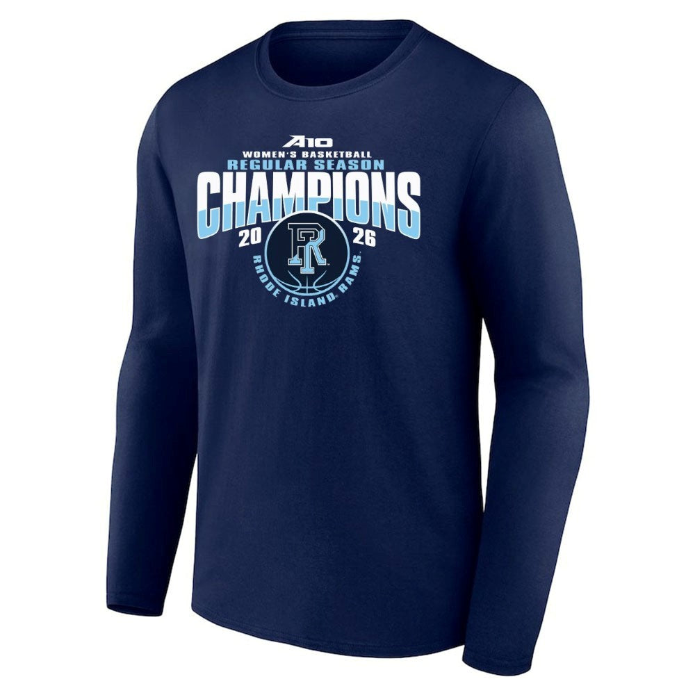 Rhode Island Rams 2026 Women’s Basketball A10 Regular Season Champions Shirt