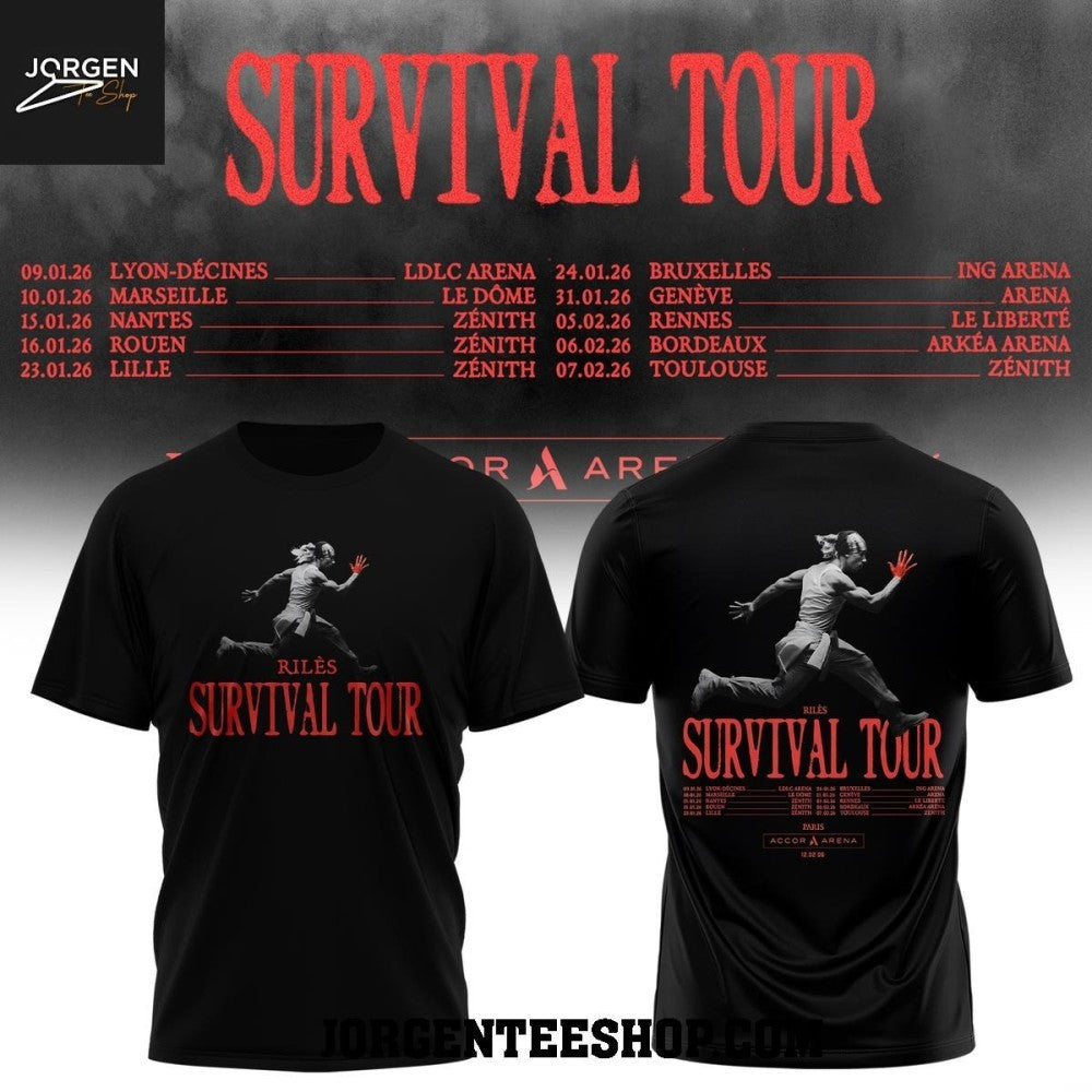 Riles Survival Tour Europe 2026 Celebrating Shirt