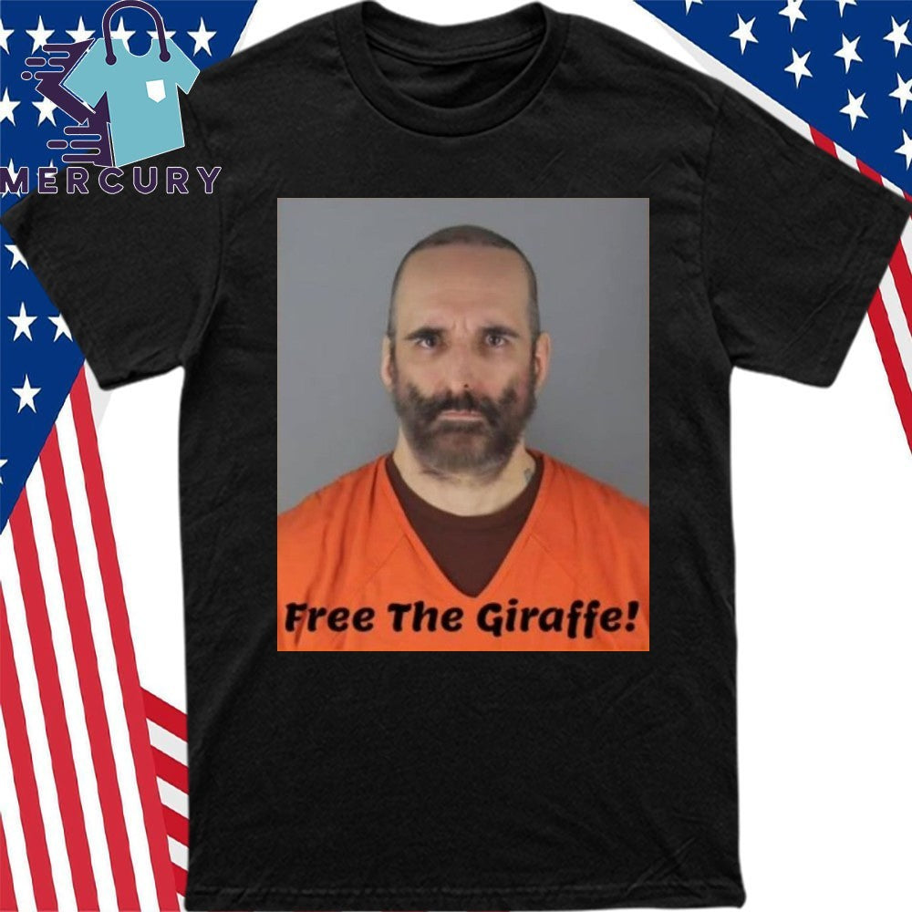 Robby Roadsteamer Free The Giraffe Mugshot Shirt