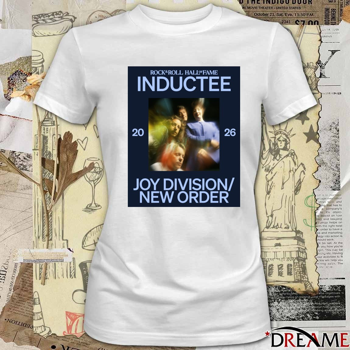 Rock & Roll Hall of Fame Class of 2026 Inductee Joy Division New Order Poster t-shirt