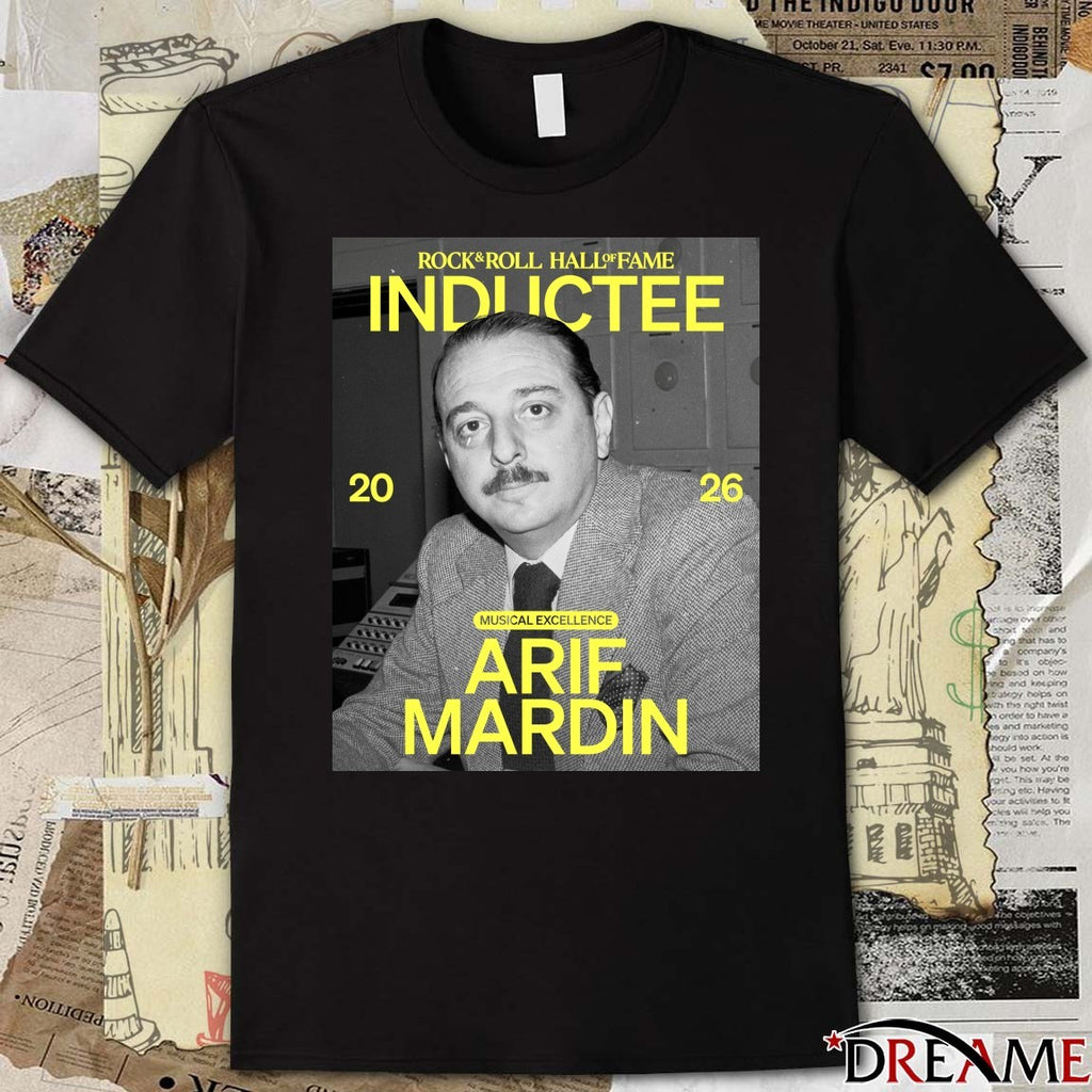 Rock & Roll Hall of Fame Class of 2026 Inductee Musical Excellence Arif Mardin Poster t-shirt