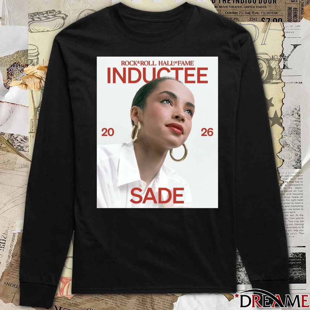 Rock & Roll Hall of Fame Class of 2026 Inductee Sade Poster t-shirt