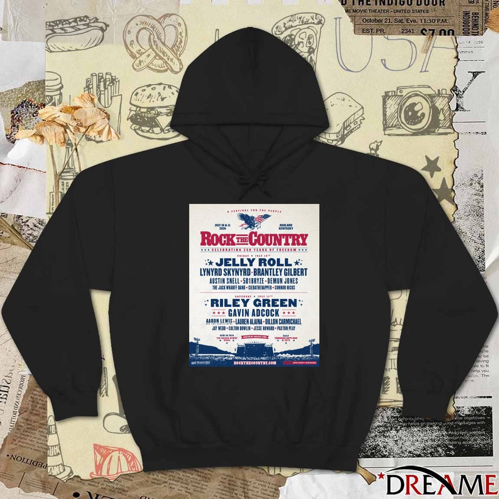 Rock the Country July 10 – 11, 2026 Boyd County Fairgrounds Ashland, Kentucky Poster t-shirt
