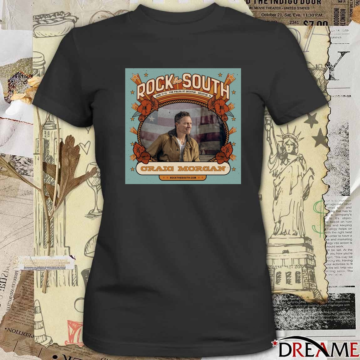 Rock the South Craig Morgan Jane 11-13 The Fields At Decatur Decatur AL Poster t-shirt