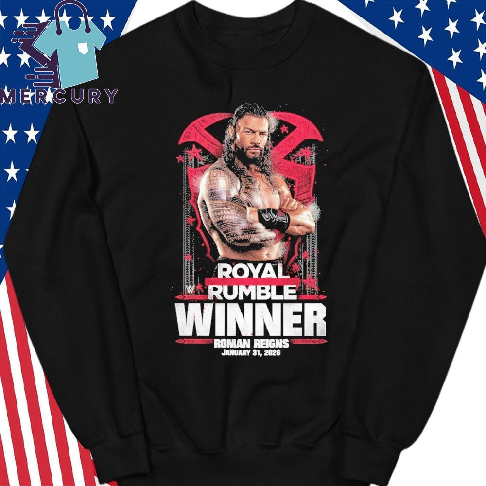 Roman Reigns Royal Rumble 2026 Winner Shirt