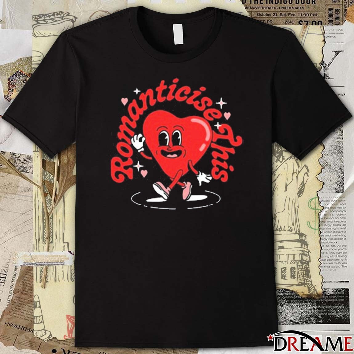 Romanticise This Valentine’s Heart Vintage t-shirt