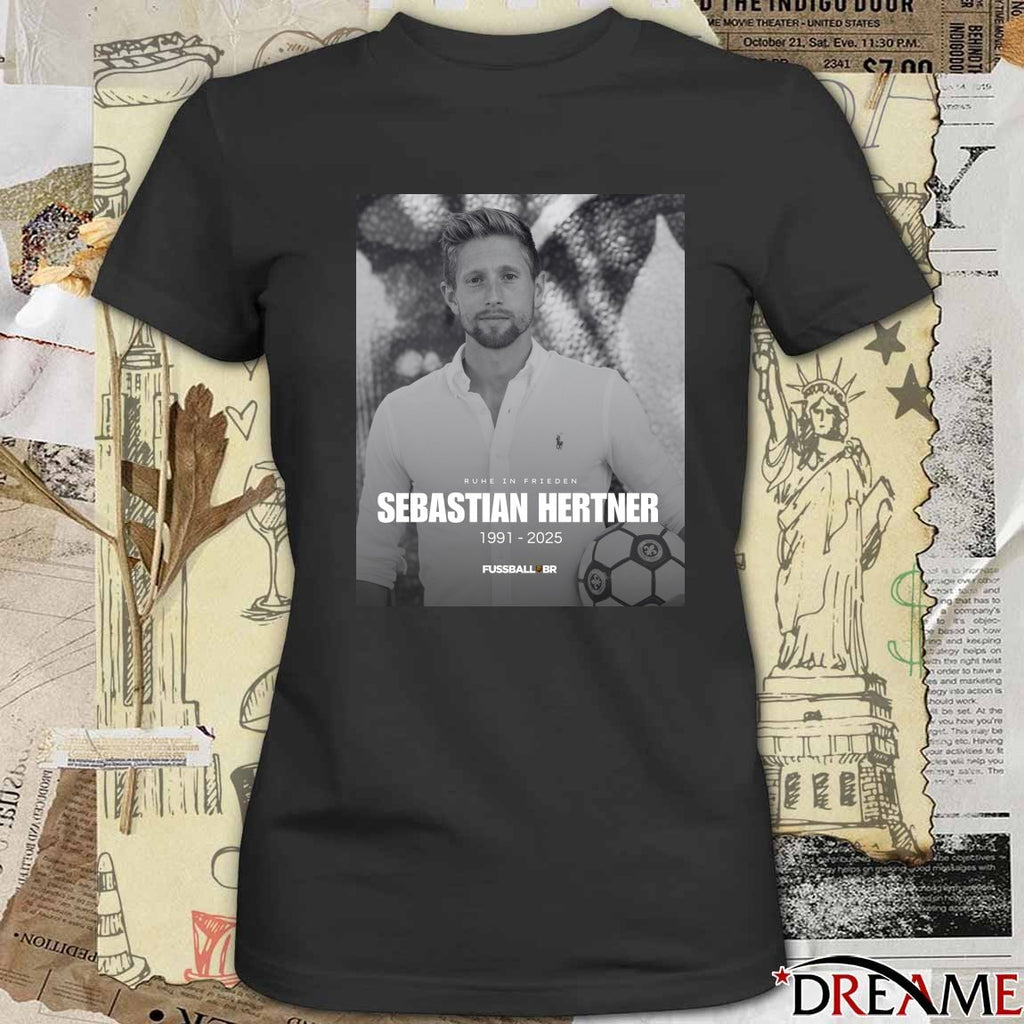 Ruhe In Frieden Sebastian Hertner 1991-2025 Fussball Brasil Poster t-shirt