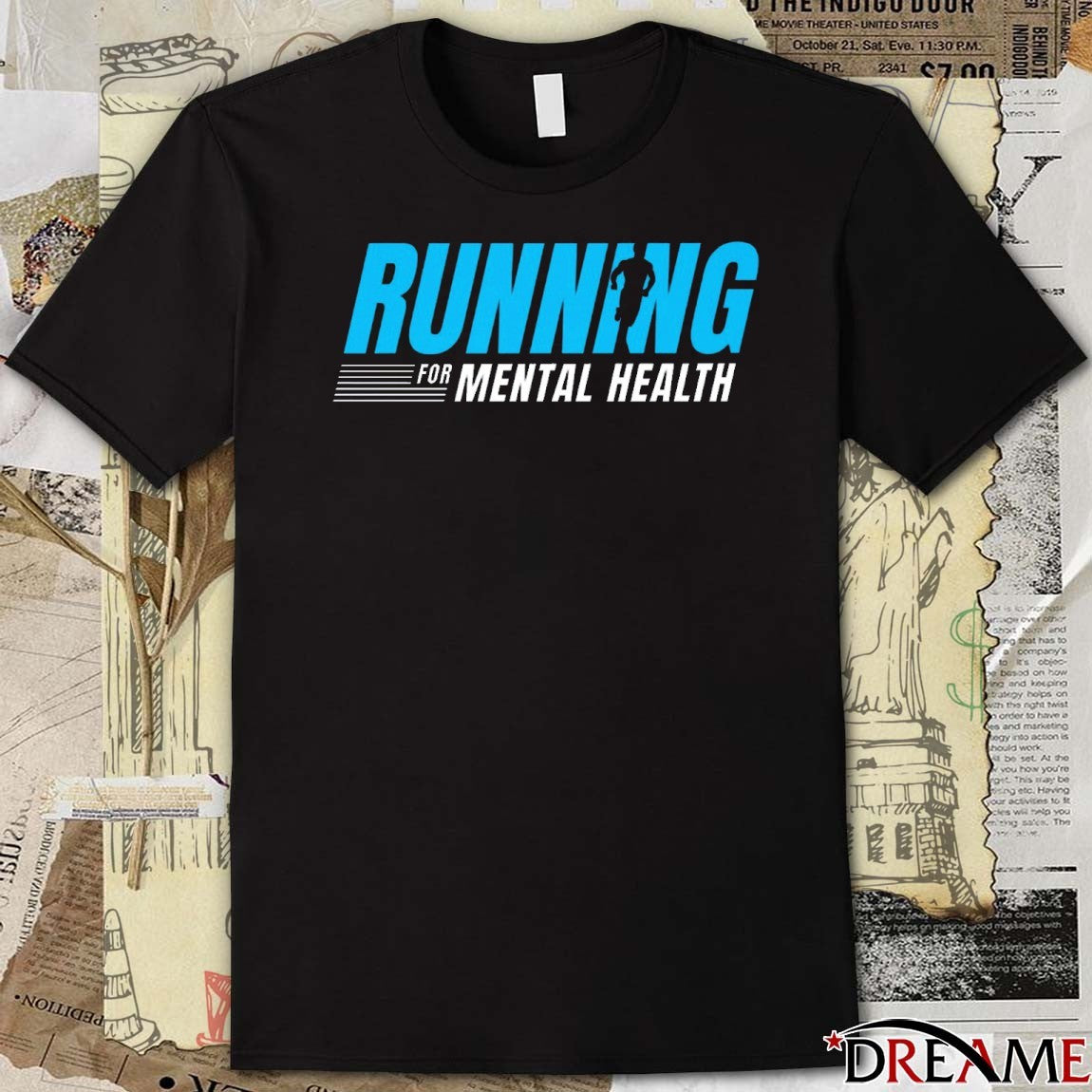Running For Mental Health 2025 t-shirt