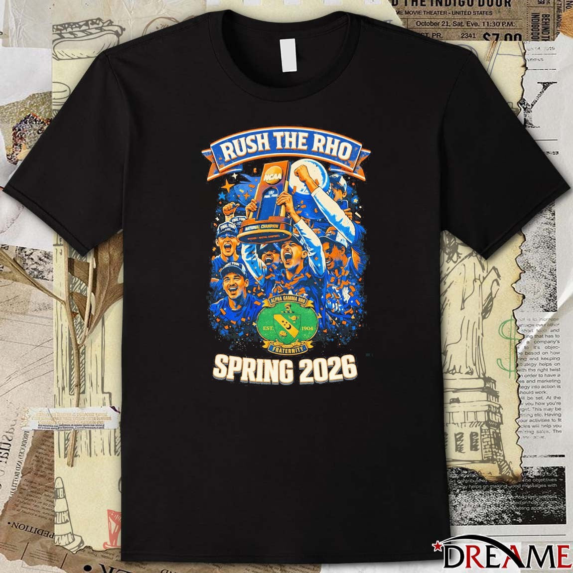 Rush The Rho Spring 2026 Alpha Gamma Rho t-shirt