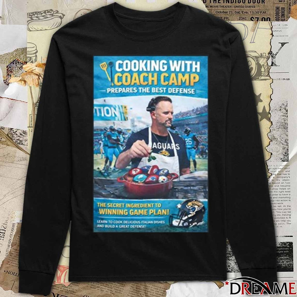 Ryan Nielsen Wearing Cooking With Coach Camp Prepares The Best Defense t-shirt