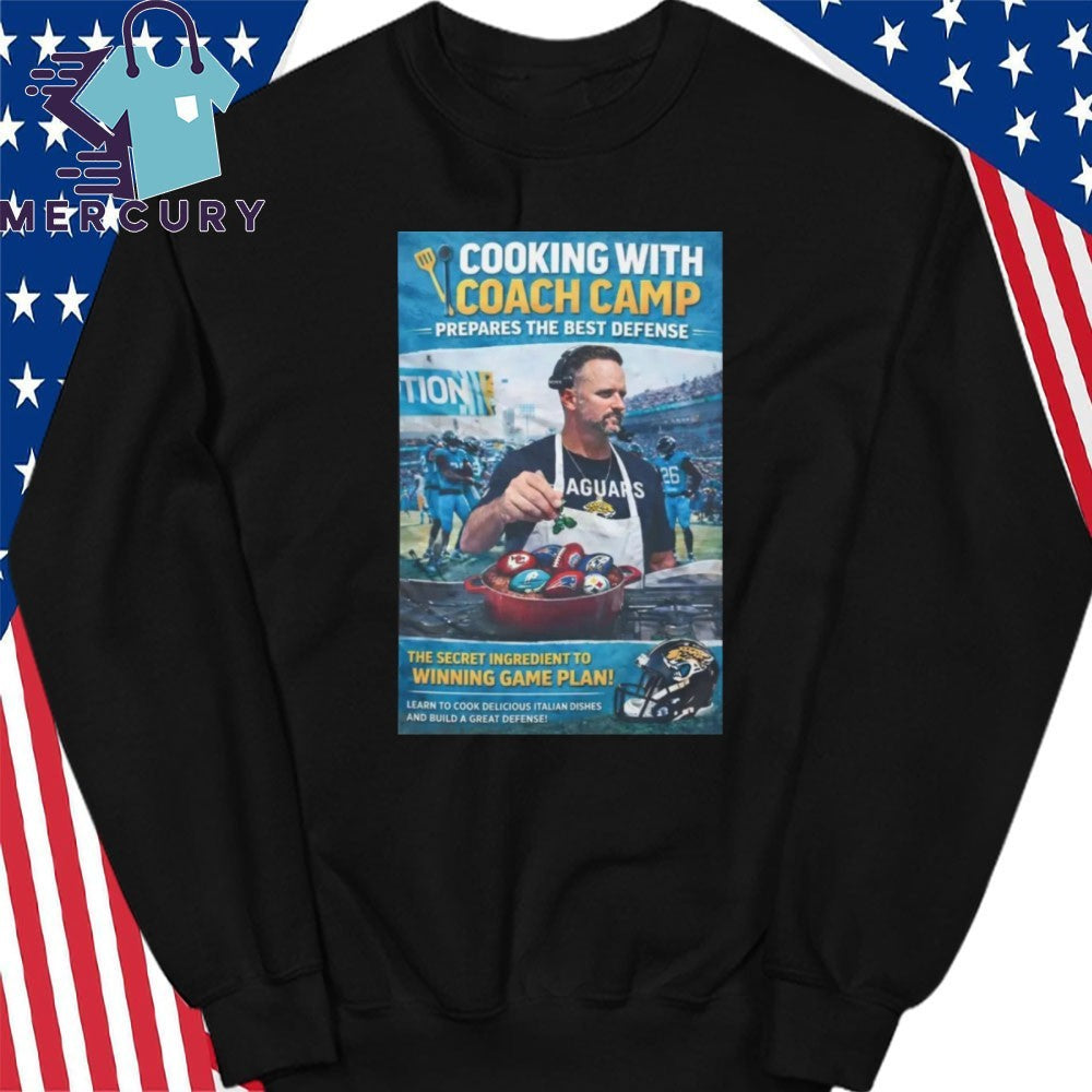 Ryan Nielsen Wearing Cooking With Coach Camp Shirt