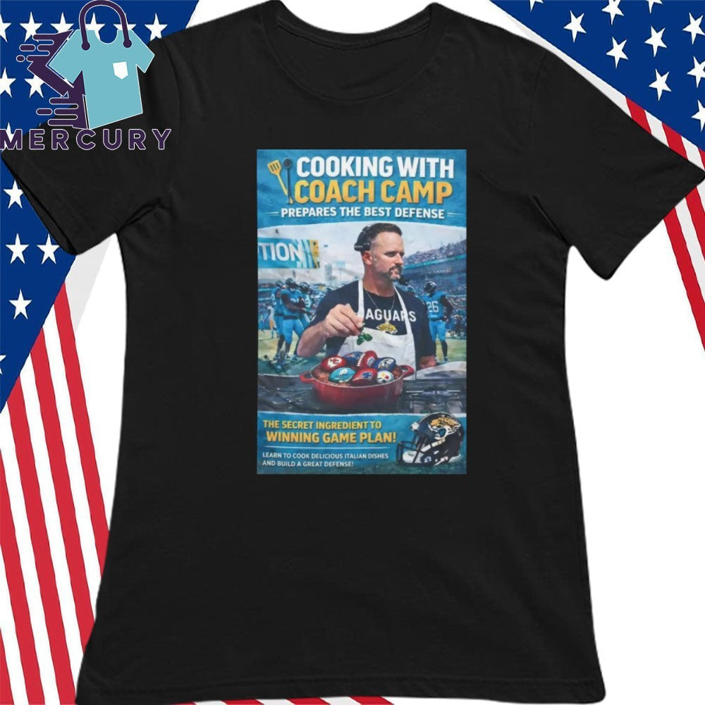Ryan Nielsen Wearing Cooking With Coach Camp Shirt
