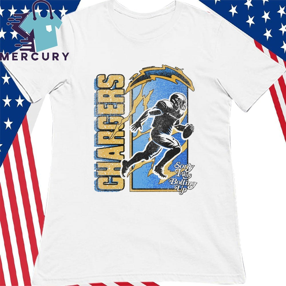 SEEN x Los Angeles Chargers Sorry Twas Bolting Up Shirt