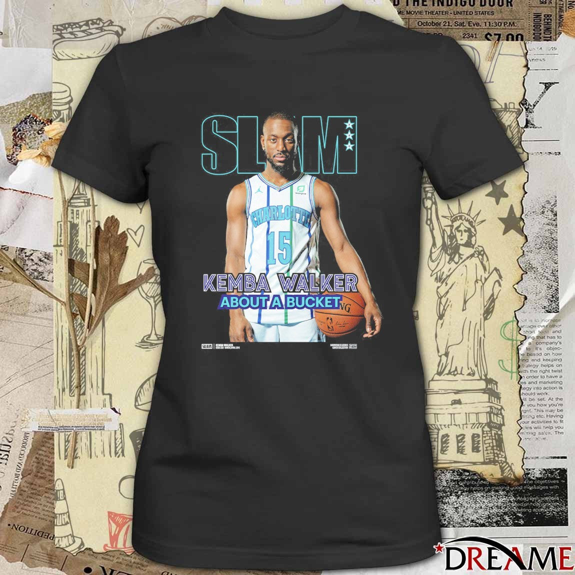 SLAM – Kemba Walker About A Bucket Charlotte Hornets Basketball t-shirt