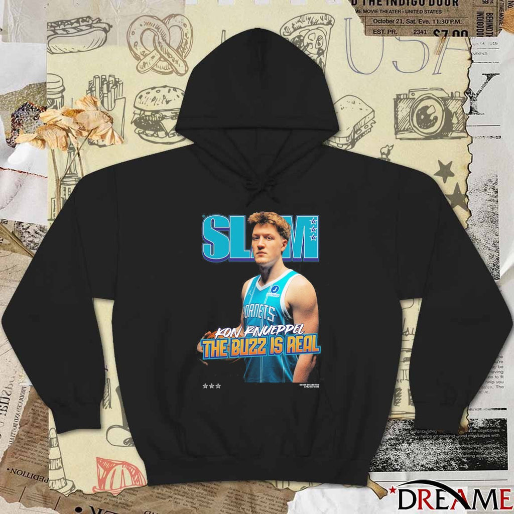 SLAM – Kon Knueppel The Buzz Is Real Charlotte Hornets Basketball t-shirt