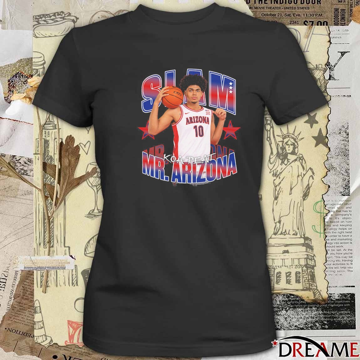 SLAM Mr. Arizona Arizona Wildcats MBB Koa Peat Remix t-shirt