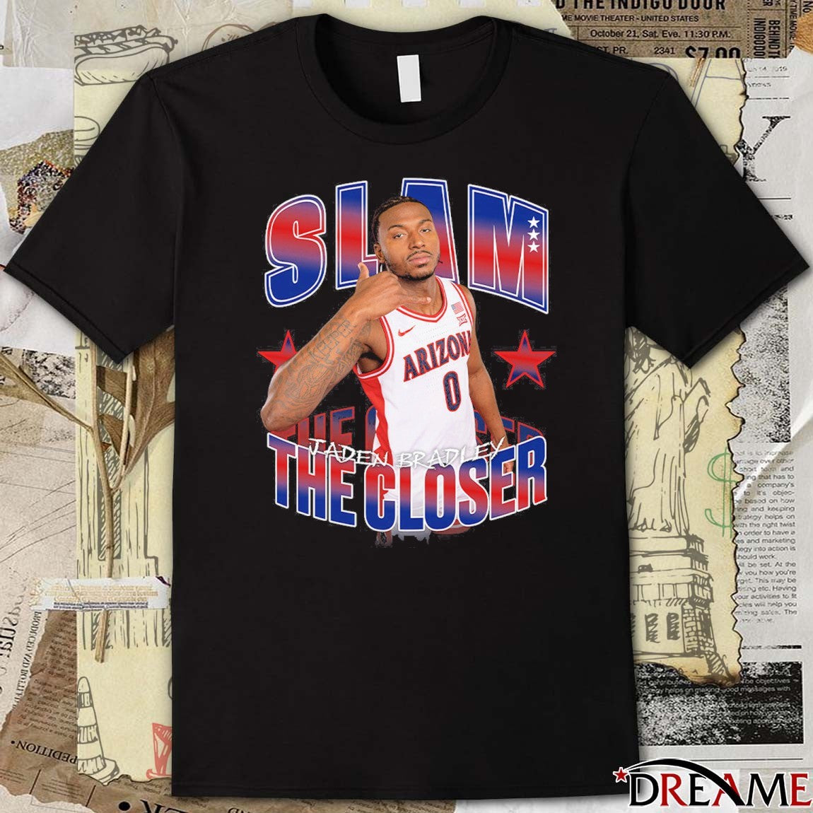 SLAM The Closer Arizona Wildcats MBB Jaden Bradley Remix t-shirt