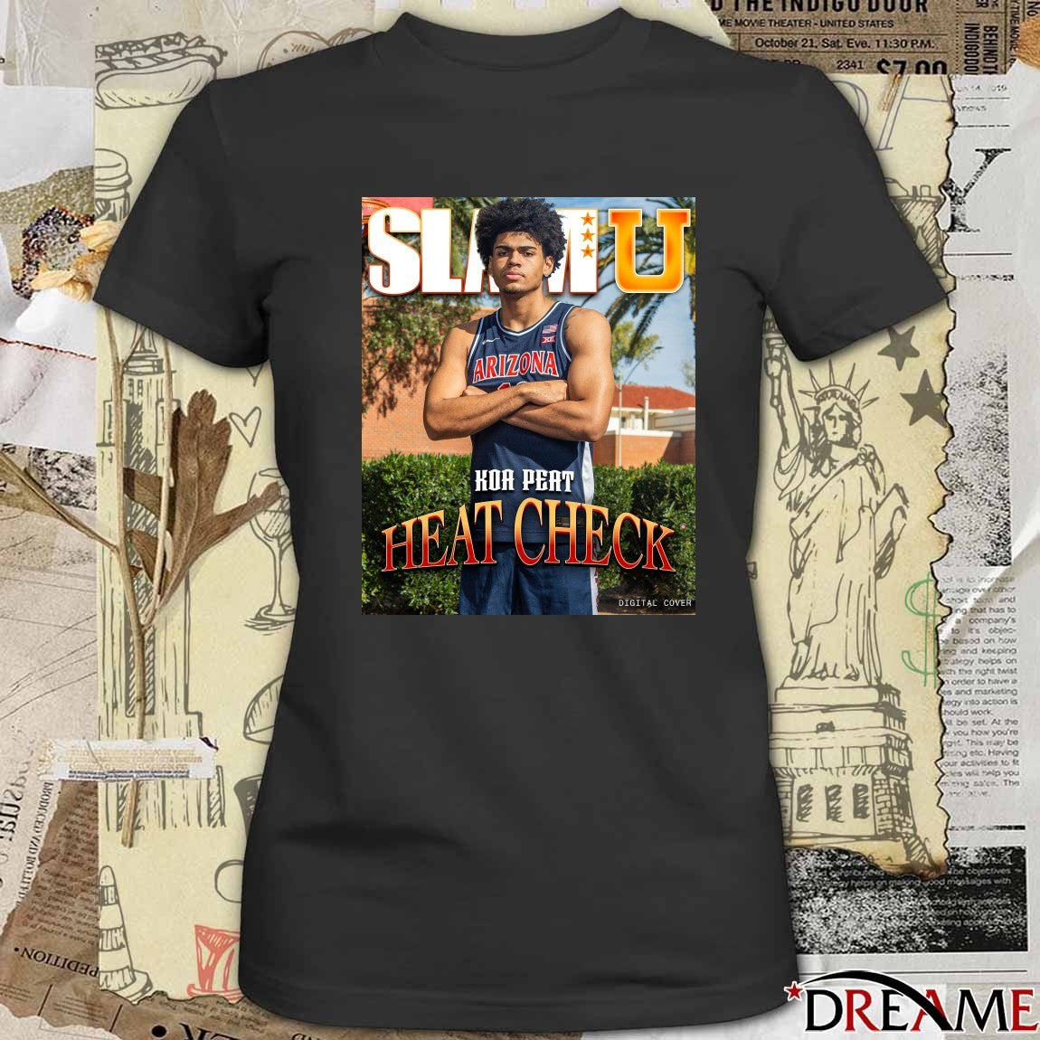 SLAM U Arizona Wildcats MBB Koa Peat Heat Check Poster t-shirt