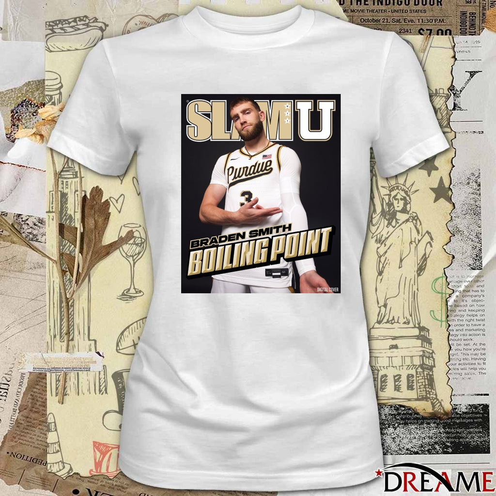 SLAM U Braden Smith Boiling Point Purdue Boilermakers Poster t-shirt