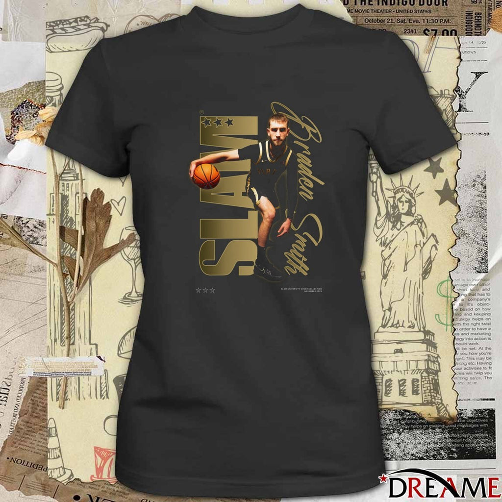 SLAM U Braden Smith Script Remix Purdue Boilermakers 2025 t-shirt
