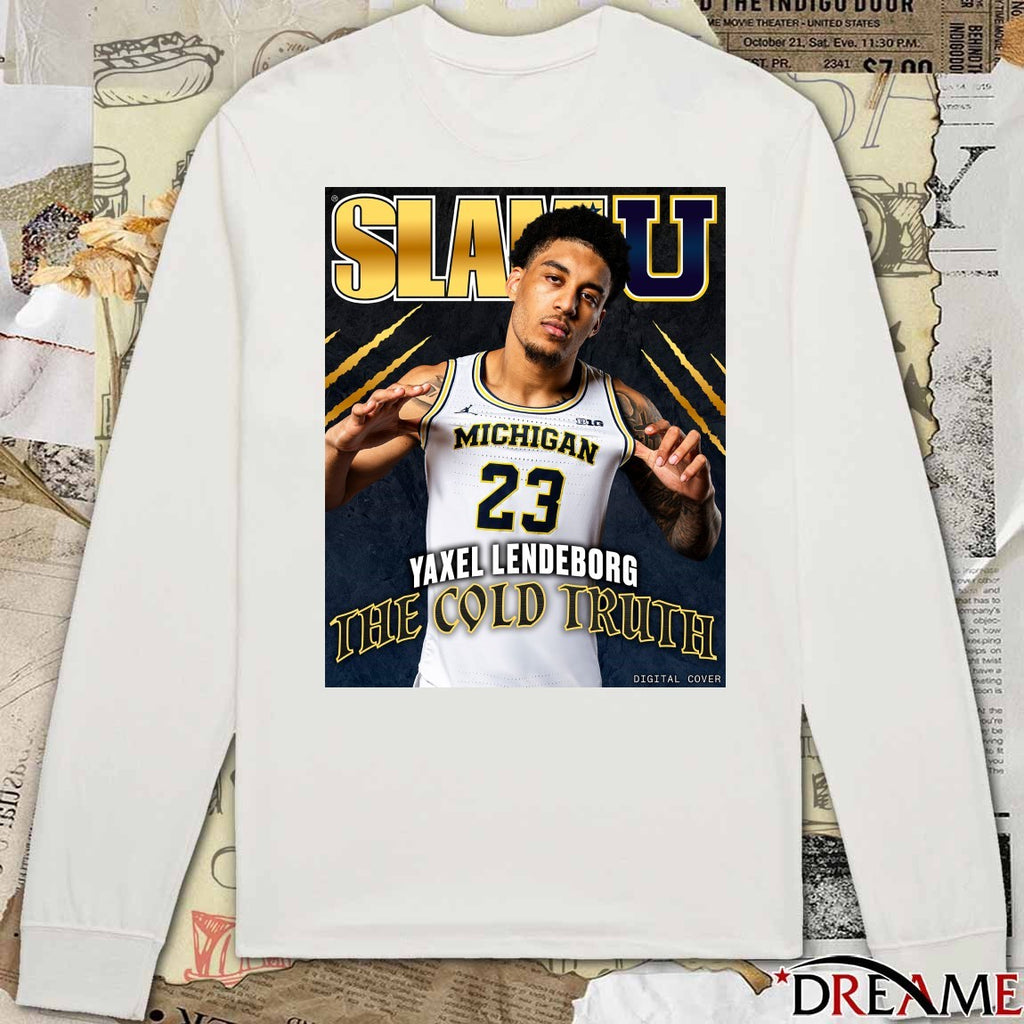 SLAM U Yaxel Lendeborg The Cold Truth Michigan Wolverines Poster t-shirt