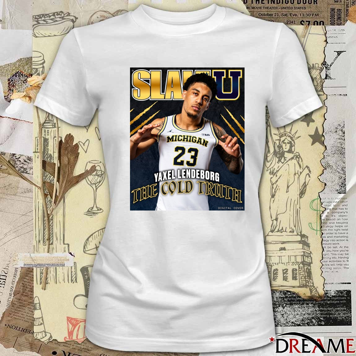 SLAM University Yaxel Lendeborg The Cold Truth Big Ten Player of the Year Poster t-shirt