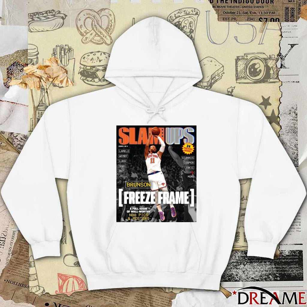 SLAM Ups Jalen Brunson Freeze Frame A Full Issue Of Wall Worthy Poster t-shirt