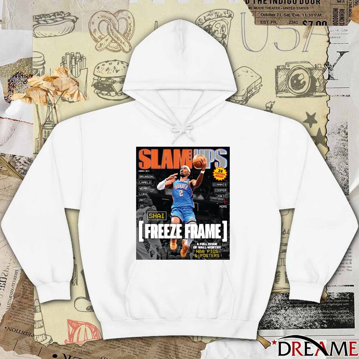 SLAM Ups Shai Gilgeous Alexander Freeze Frame A Full Issue Of Wall Worthy Poster t-shirt